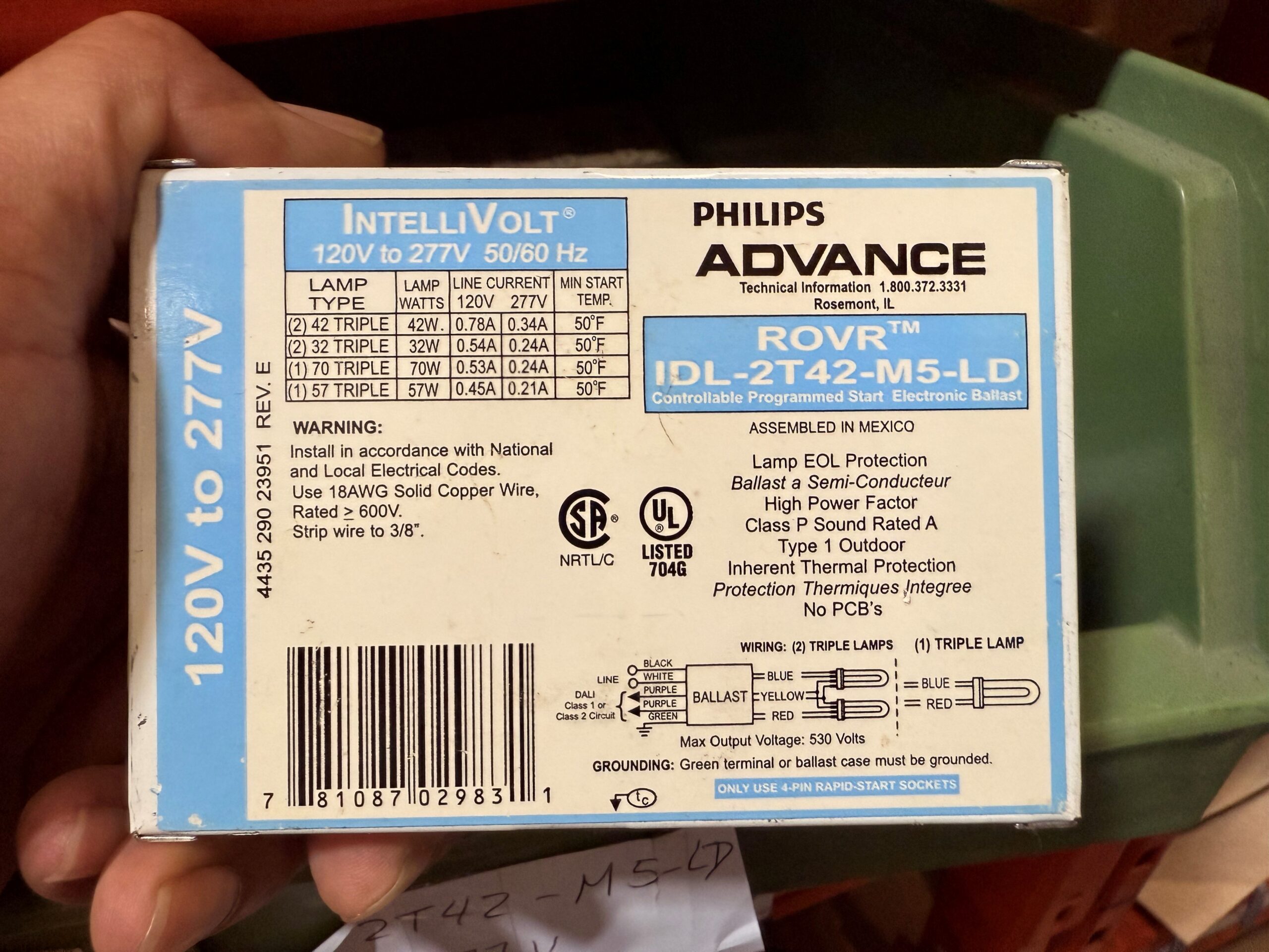 IDL-2T42-M5-LD Signify Philips Advance